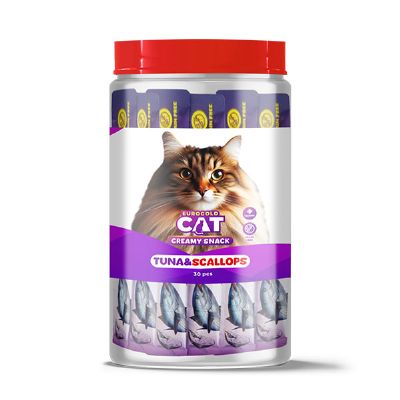 EUROGOLD CAT KREMA SIVI ÖDÜLÜ TUNA-DENİZ TARAKLI 15 GR 30 LU